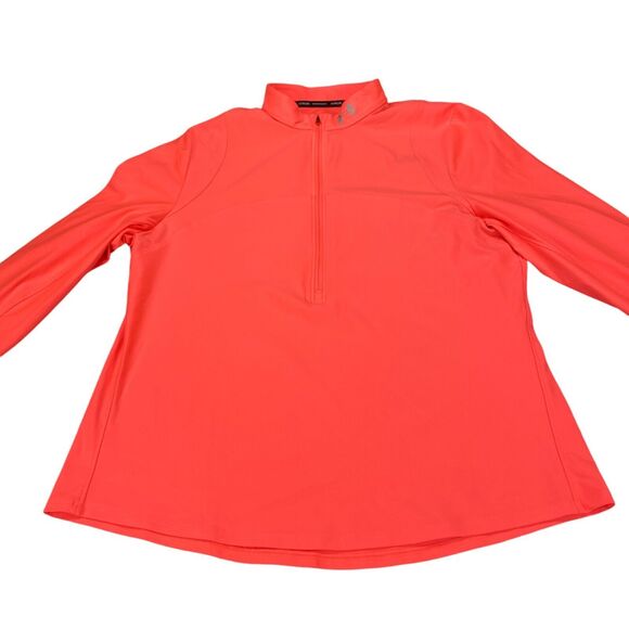 Under Armour Fitted Running Women's Long Sleeve Workout Shirt XL Quarter Zip - Picture 10 of 13